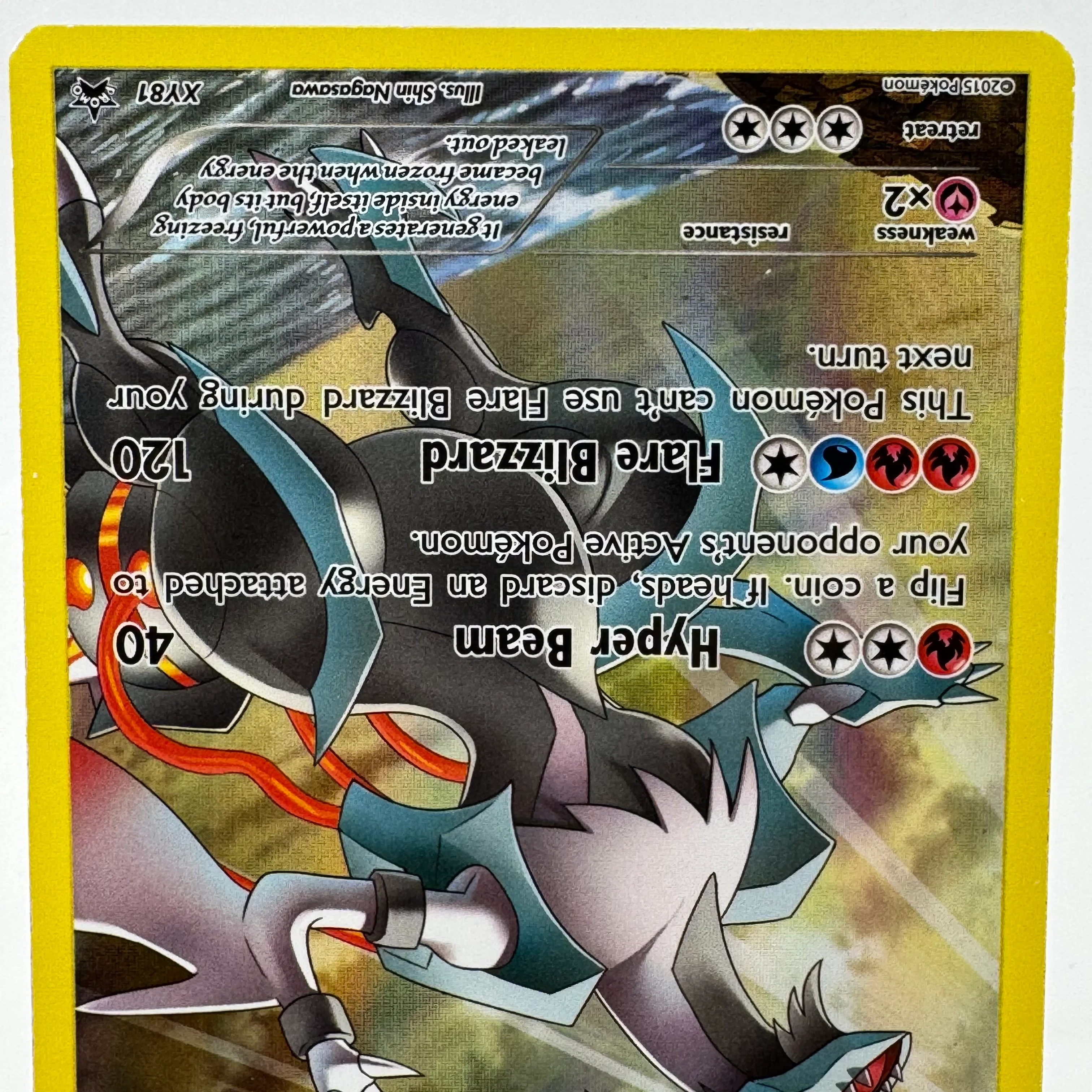 Pokémon TCG Promo White Kyurem #XY81 Holo English LP - Image 5