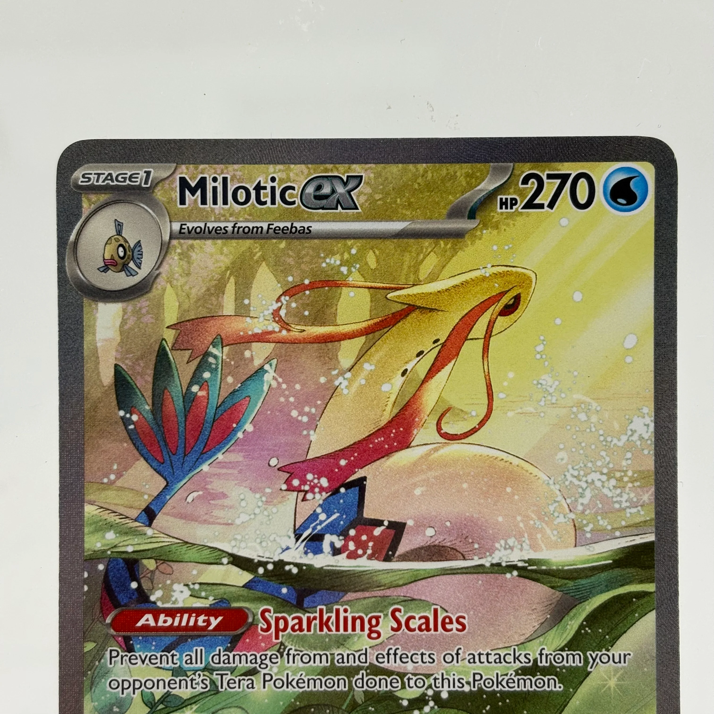 Pokémon TCG Surging Sparks Milotic ex #237 Holo Textured English NM - Image 4