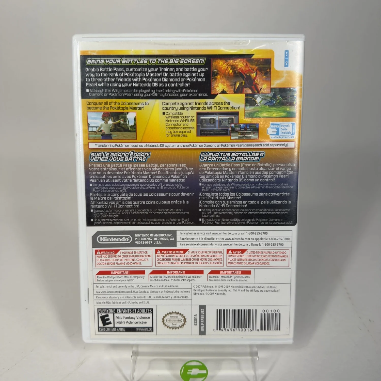 Pokemon Battle Revolution (Nintendo Wii, 2007) - Image 2