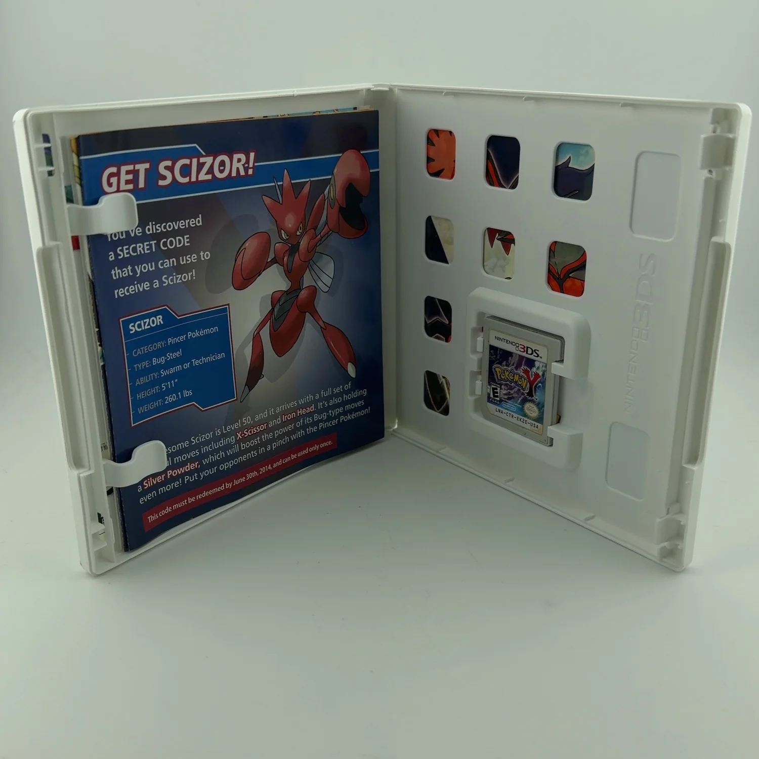 Pokemon Y [Scizor] (Nintendo 3DS, 2013) - Image 3