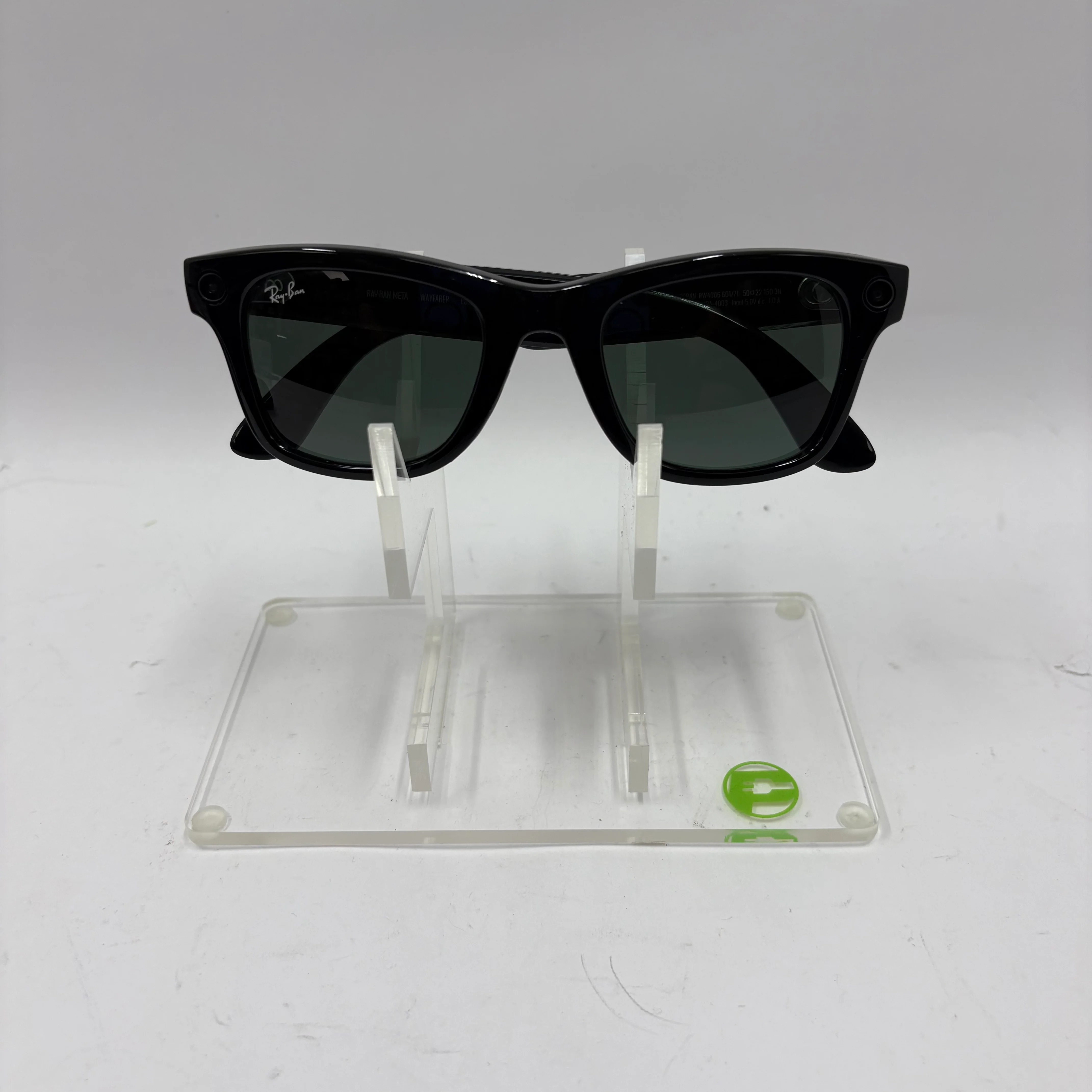 Ray-Ban Meta Wayfarer Gen 1 Shiny Black Polarized RW4006 60171 AI Smart Glasses