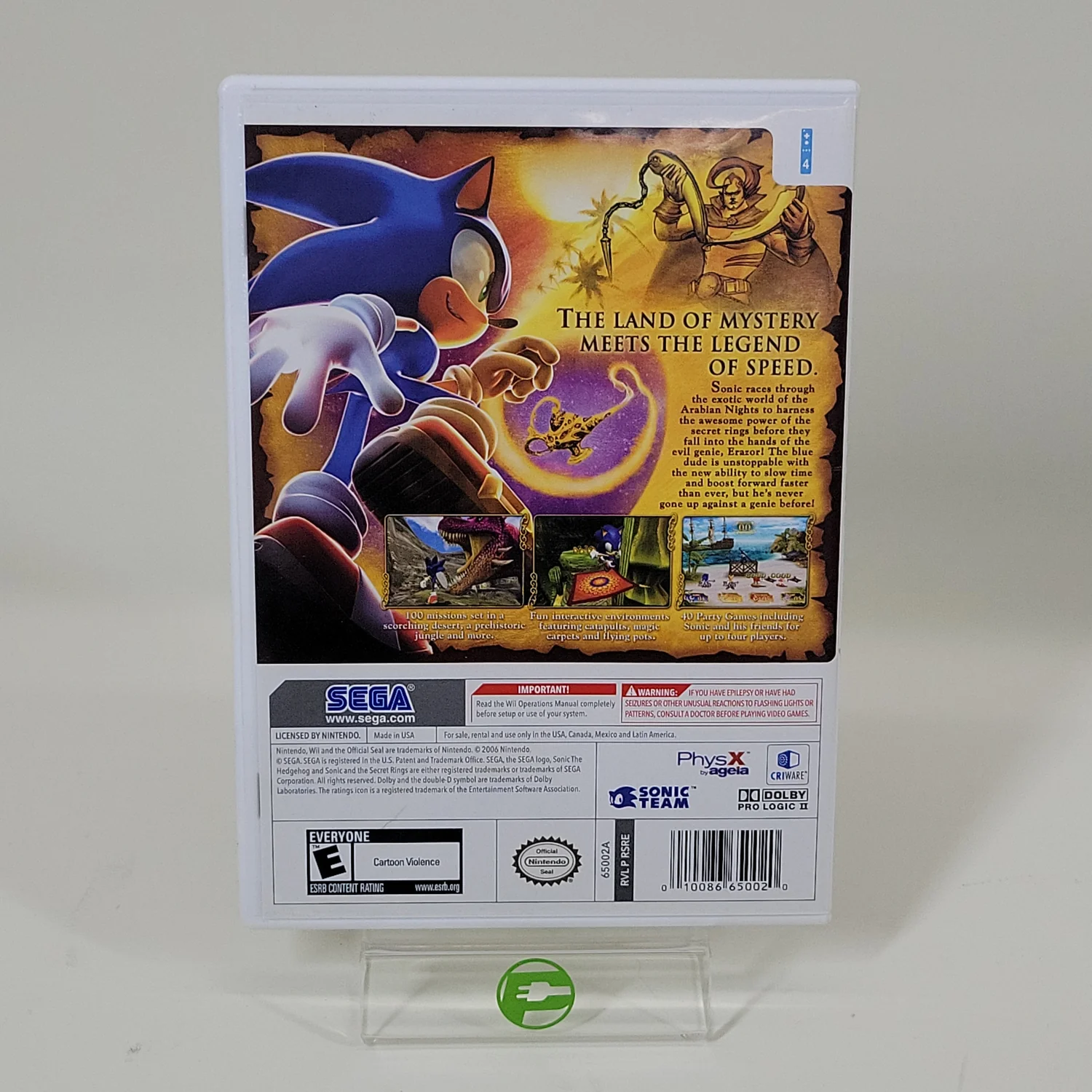 Sonic and the Secret Rings (Nintendo Wii, 2007) - Image 2