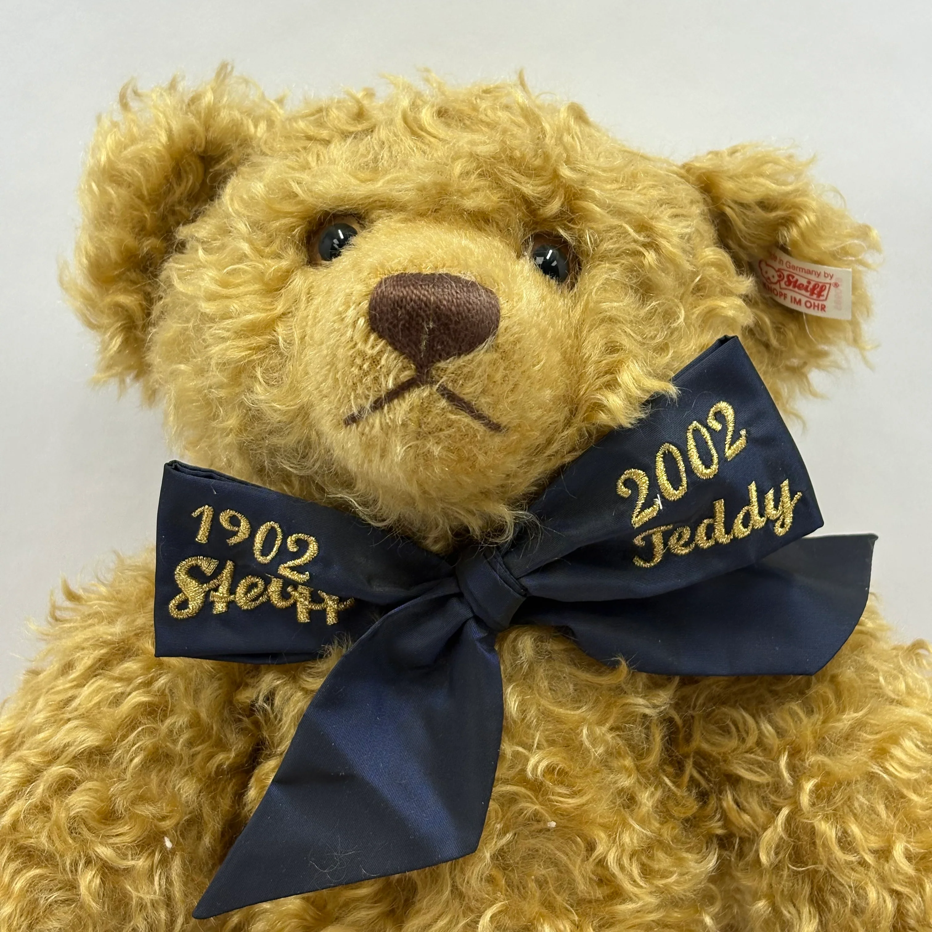 Steiff Centenary 1902-2002 Jointed Mohair Teddy Bear Limited Edition Signed - Image 2