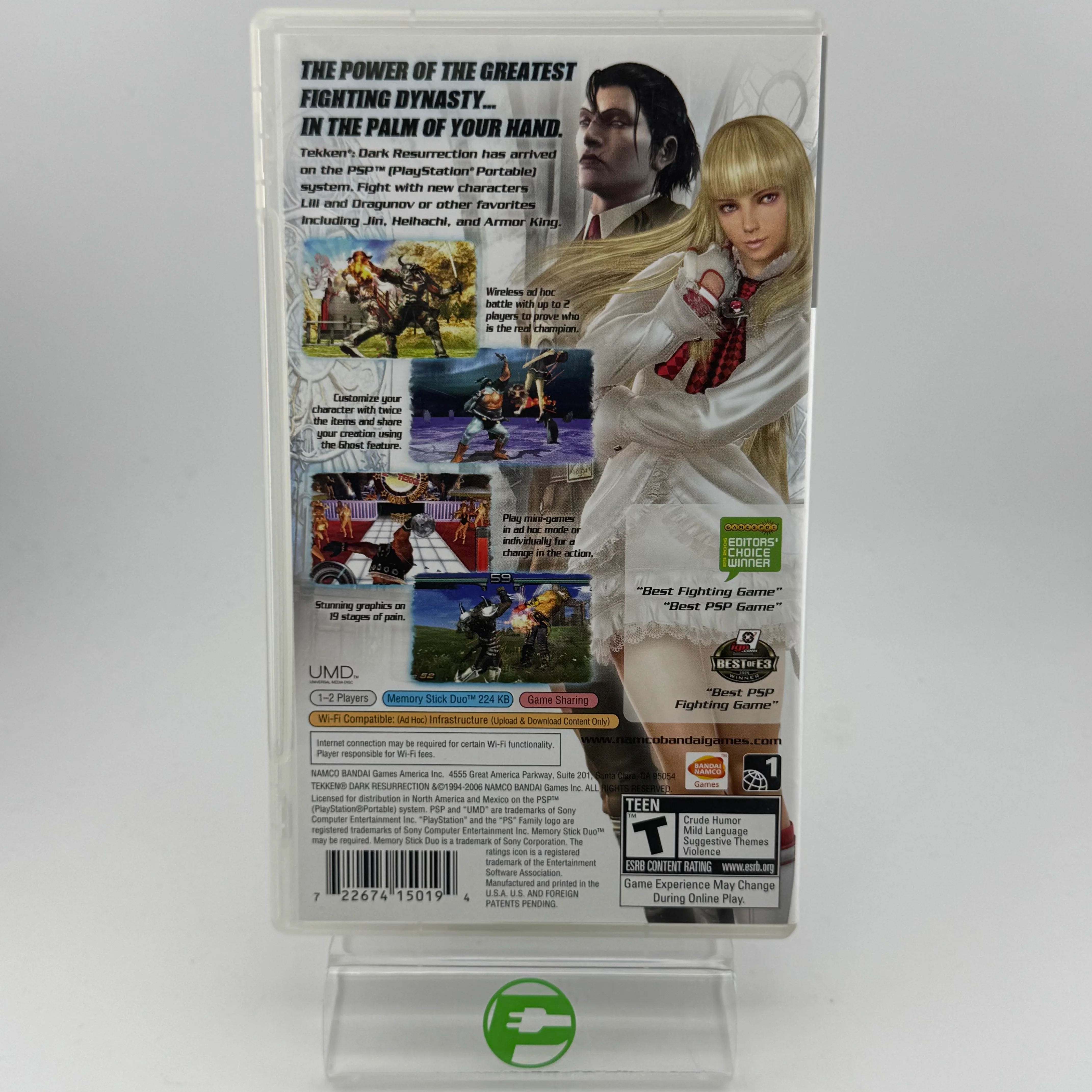 Tekken Dark Resurrection (Sony PlayStation Portable PSP, 2006) - Image 2