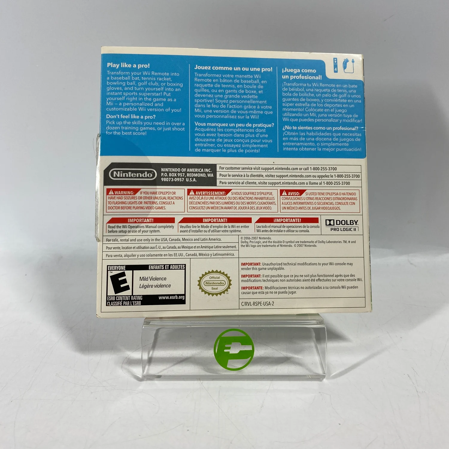 Wii Sports (Nintendo Wii, 2006) - Image 2